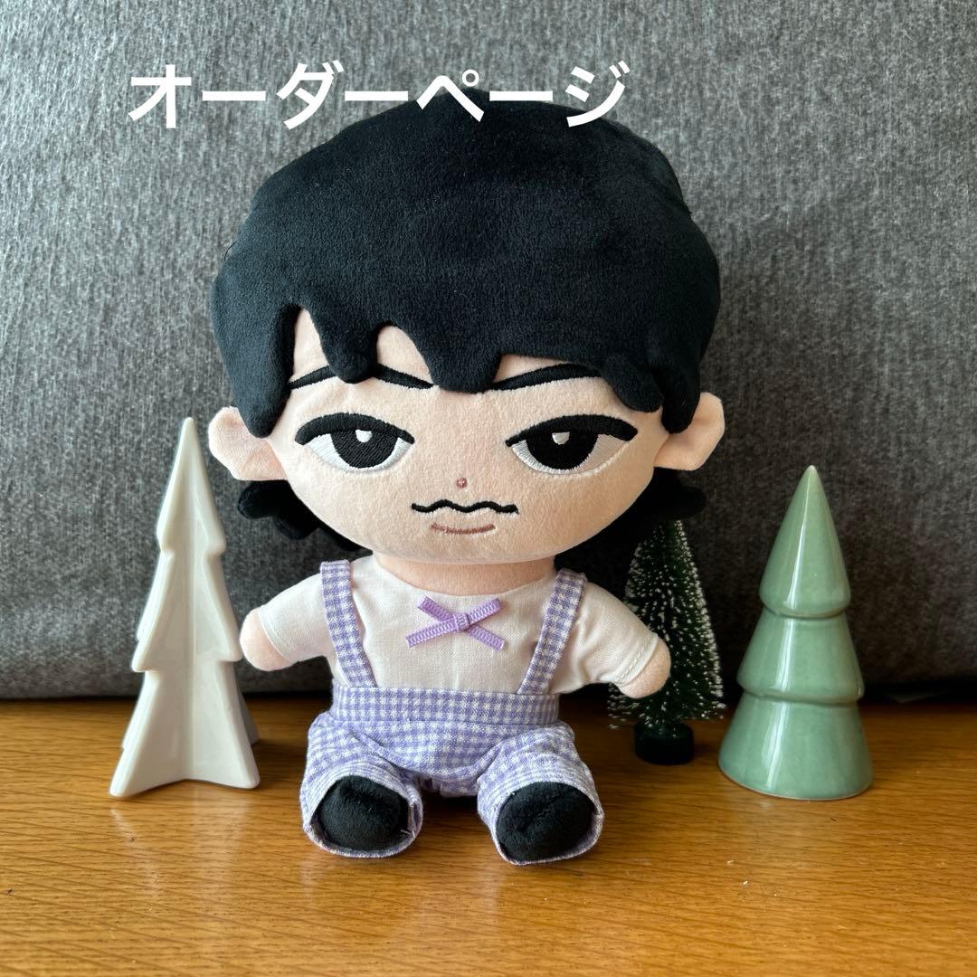 すのチル　チルぬい用　シャツ＆チェックサロペット　オーダーページ