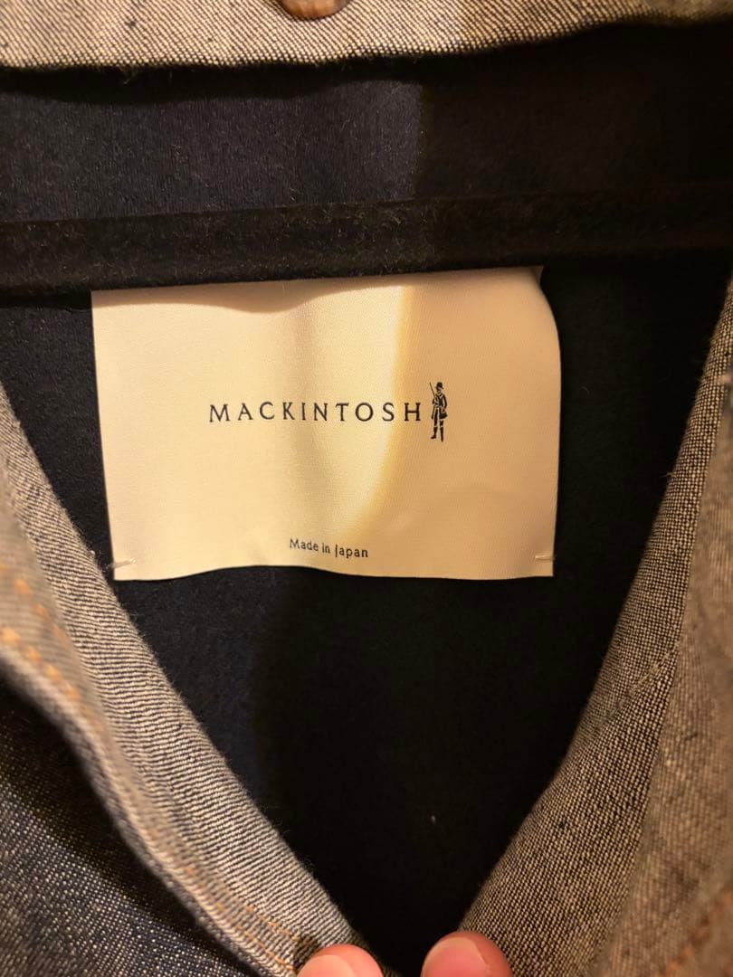 マッキントッシュ　デニムステンカラーコート　サイズ42