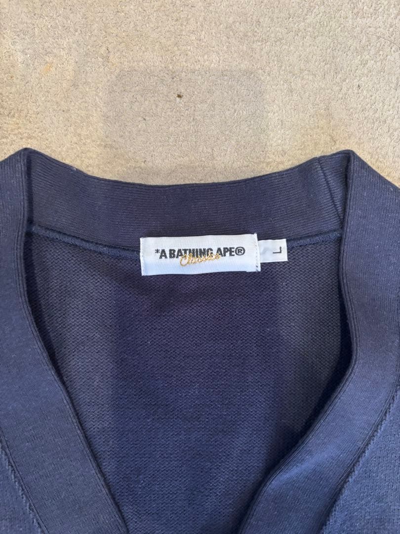 A BATHING APE カーディガン L