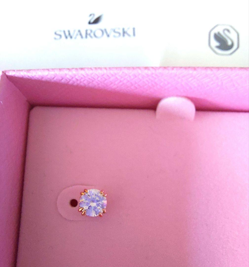 新品 保証書 SWAROVSKI Stilla ひと粒 ピアス スワロフスキー