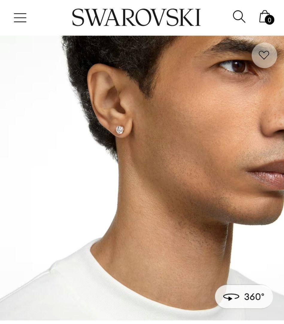 新品 保証書 SWAROVSKI Stilla ひと粒 ピアス スワロフスキー