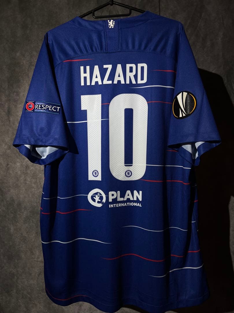 【正規品】アザール＃１０チェルシー１８／１９EL決勝仕様 (H)