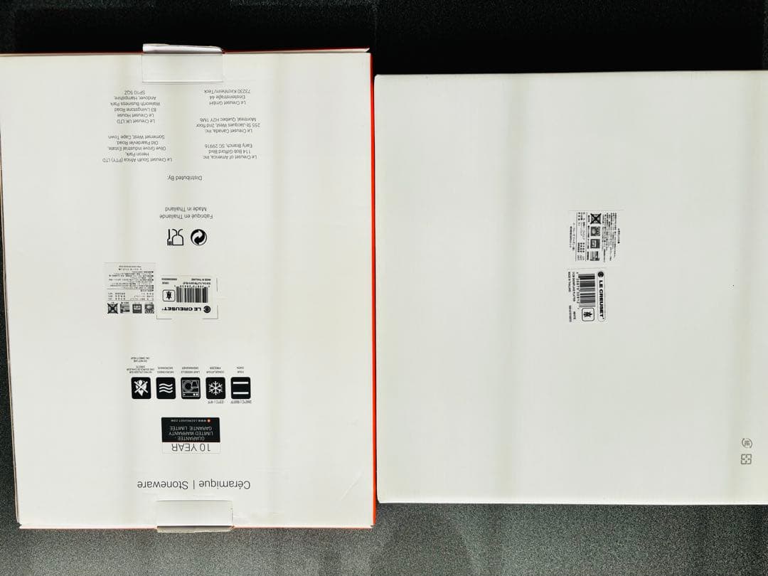 ルクルーゼ　オーバル・プラッター　サンタレリーフ スノーフレークプレート　レア