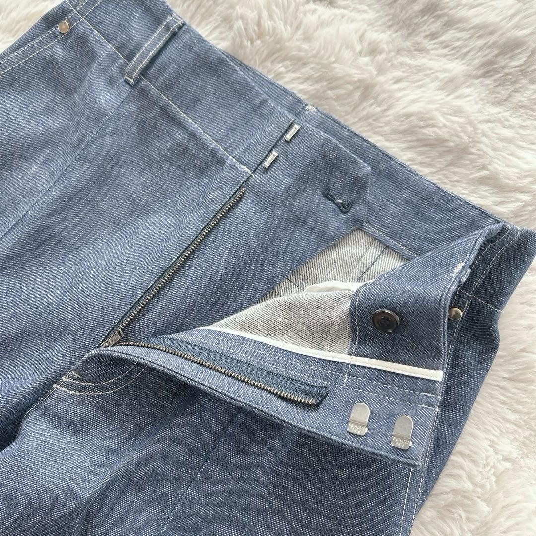 エブール★リアクティブデニム ワイドストレートパンツ　40サイズ