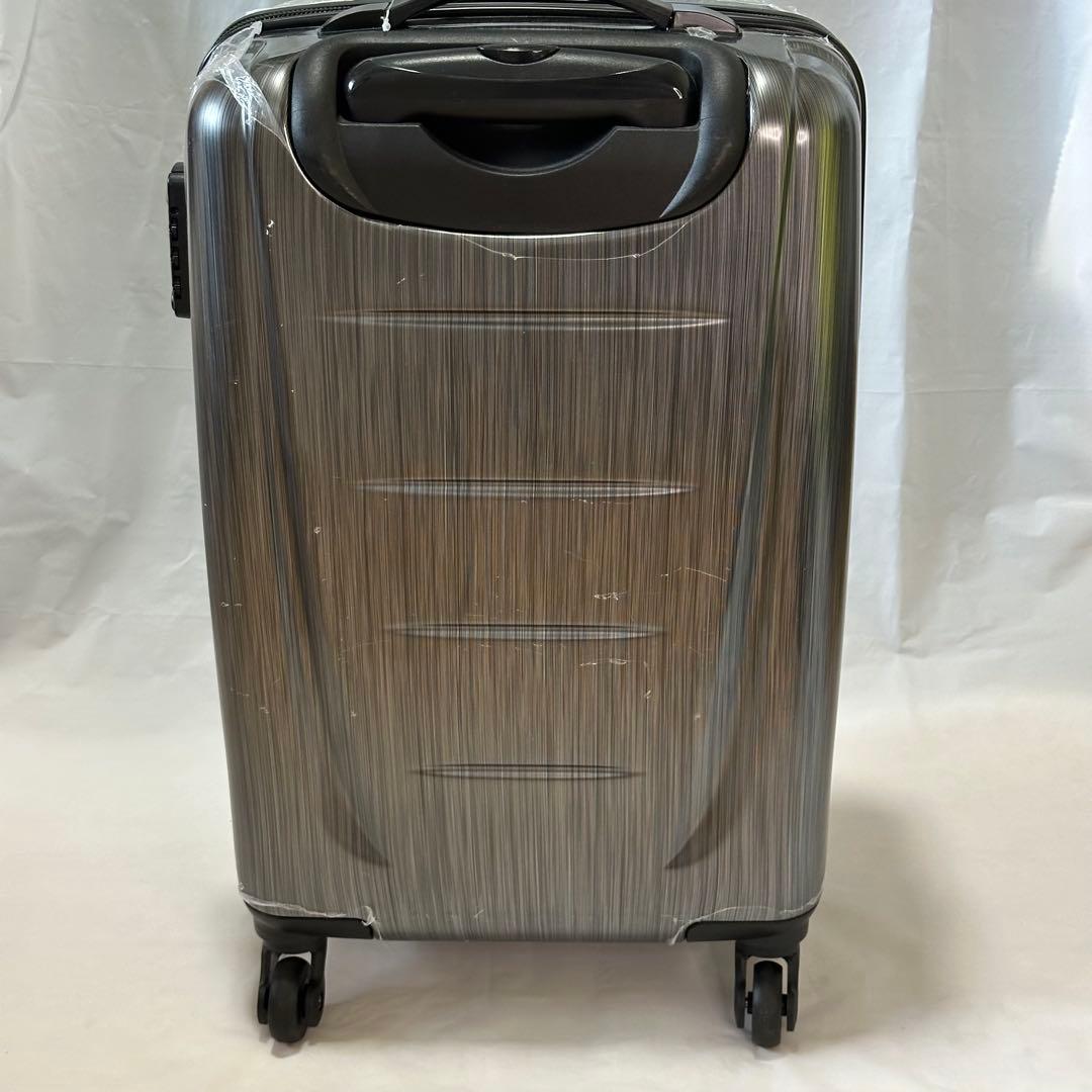 Samsonite スーツケース 20インチ TSAロック チャコール シルバー