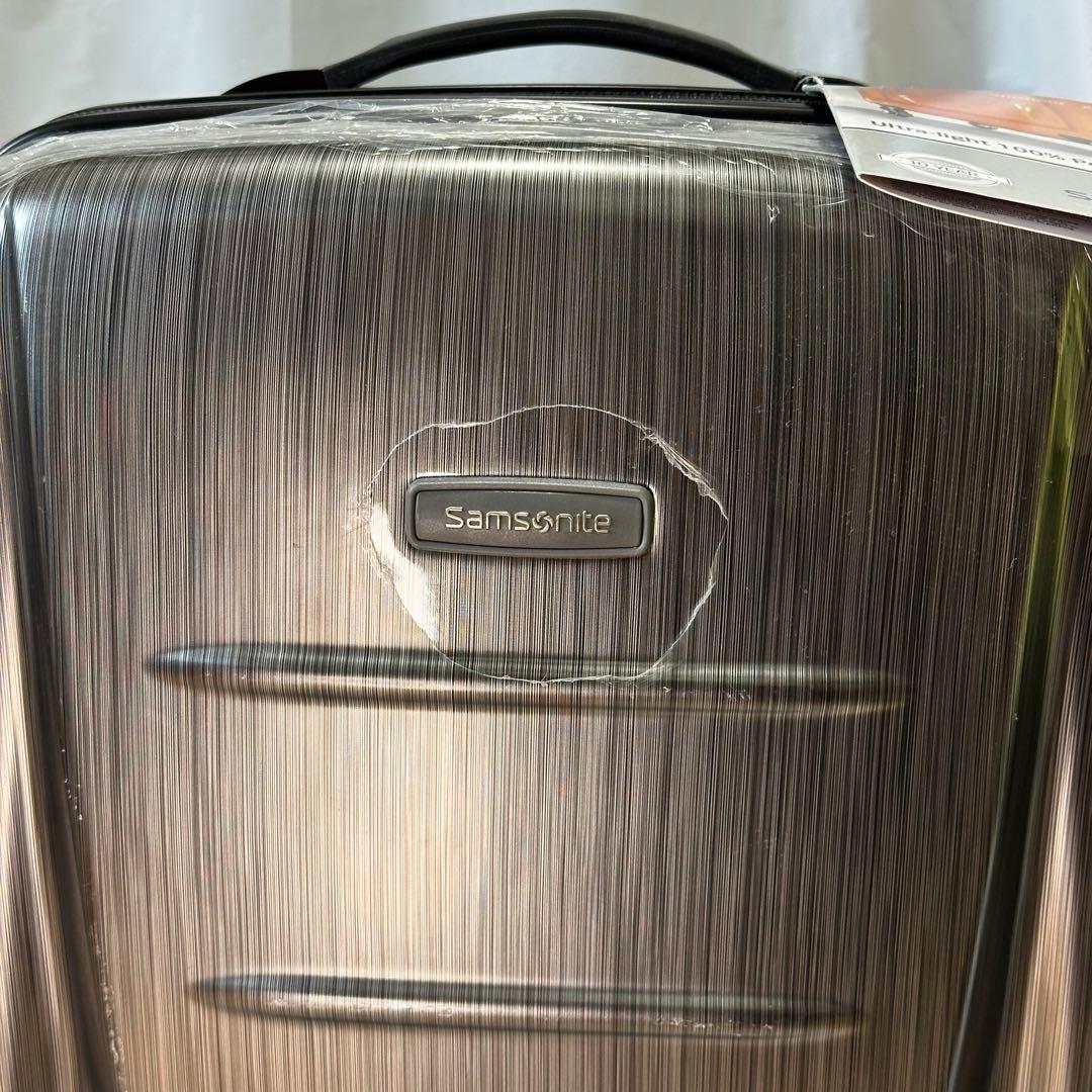 Samsonite スーツケース 20インチ TSAロック チャコール シルバー