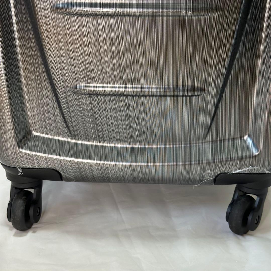 Samsonite スーツケース 20インチ TSAロック チャコール シルバー