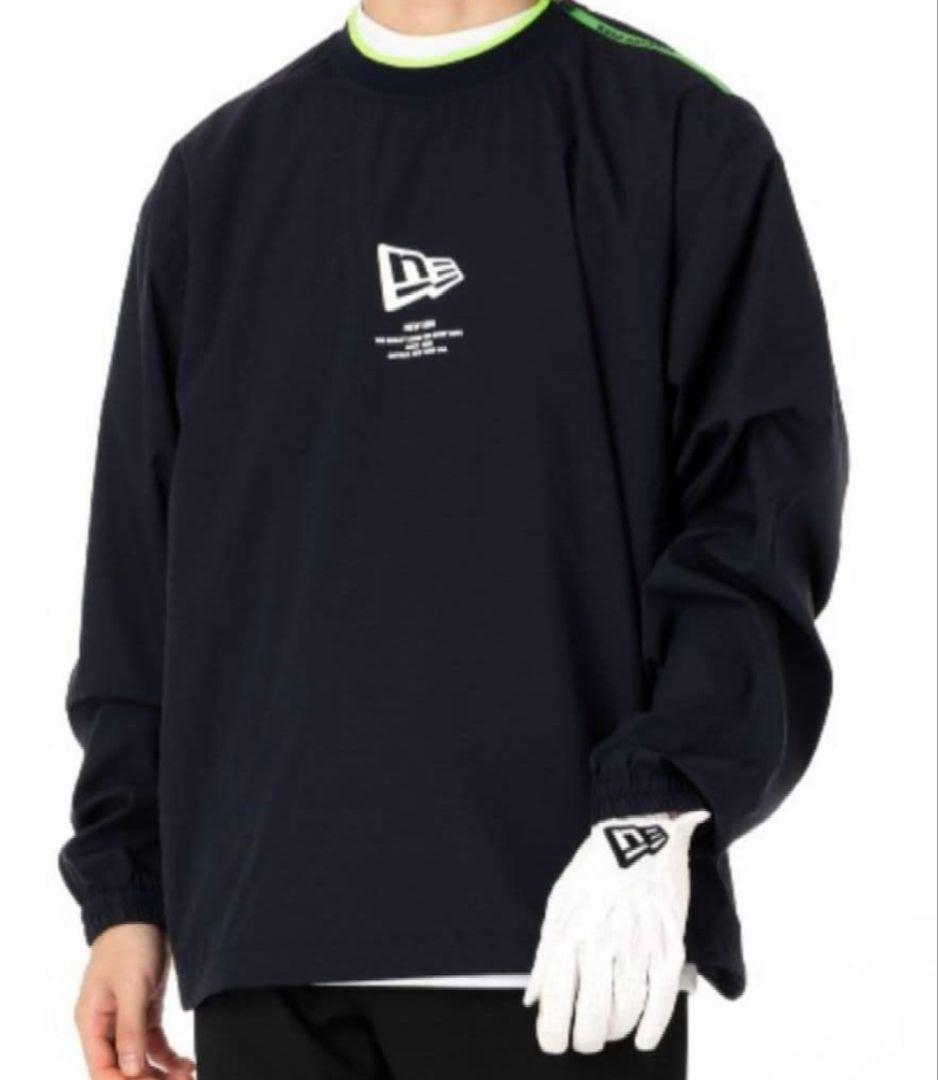 ニューエラ　プルオーバー　ナイロン　ジャケット　黒