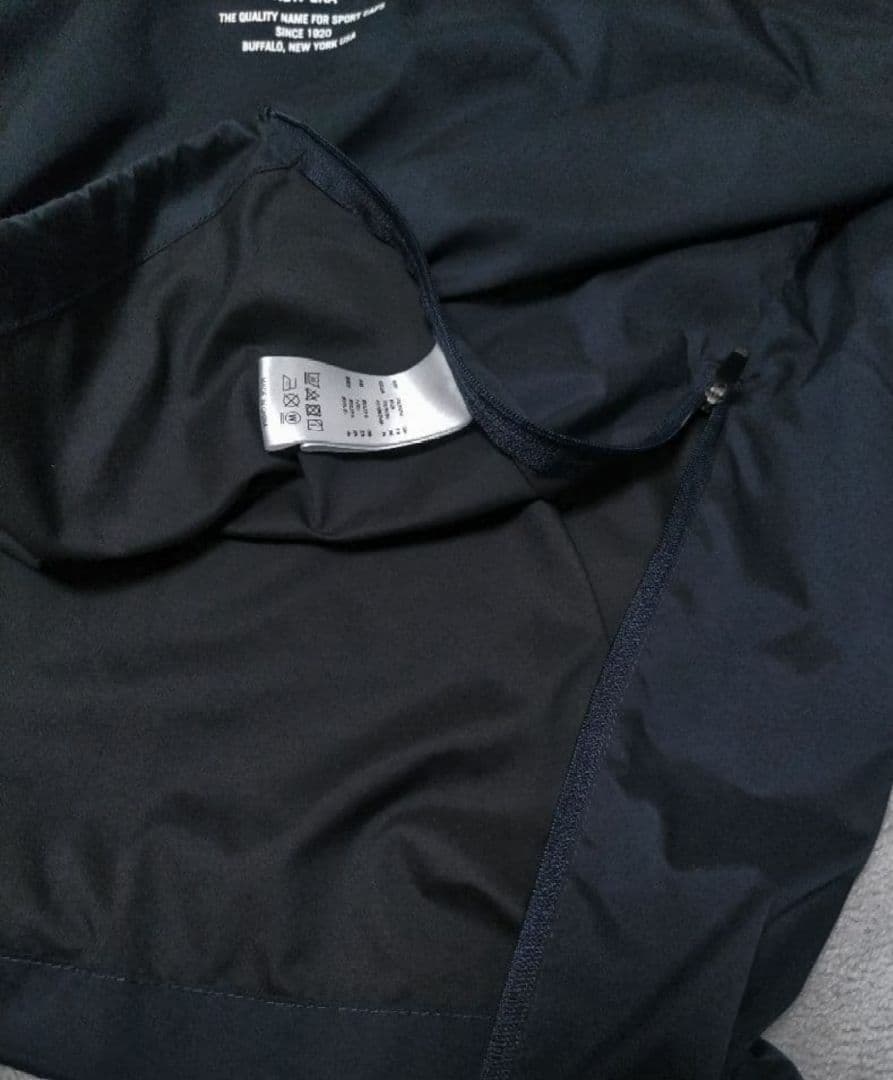 ニューエラ　プルオーバー　ナイロン　ジャケット　黒