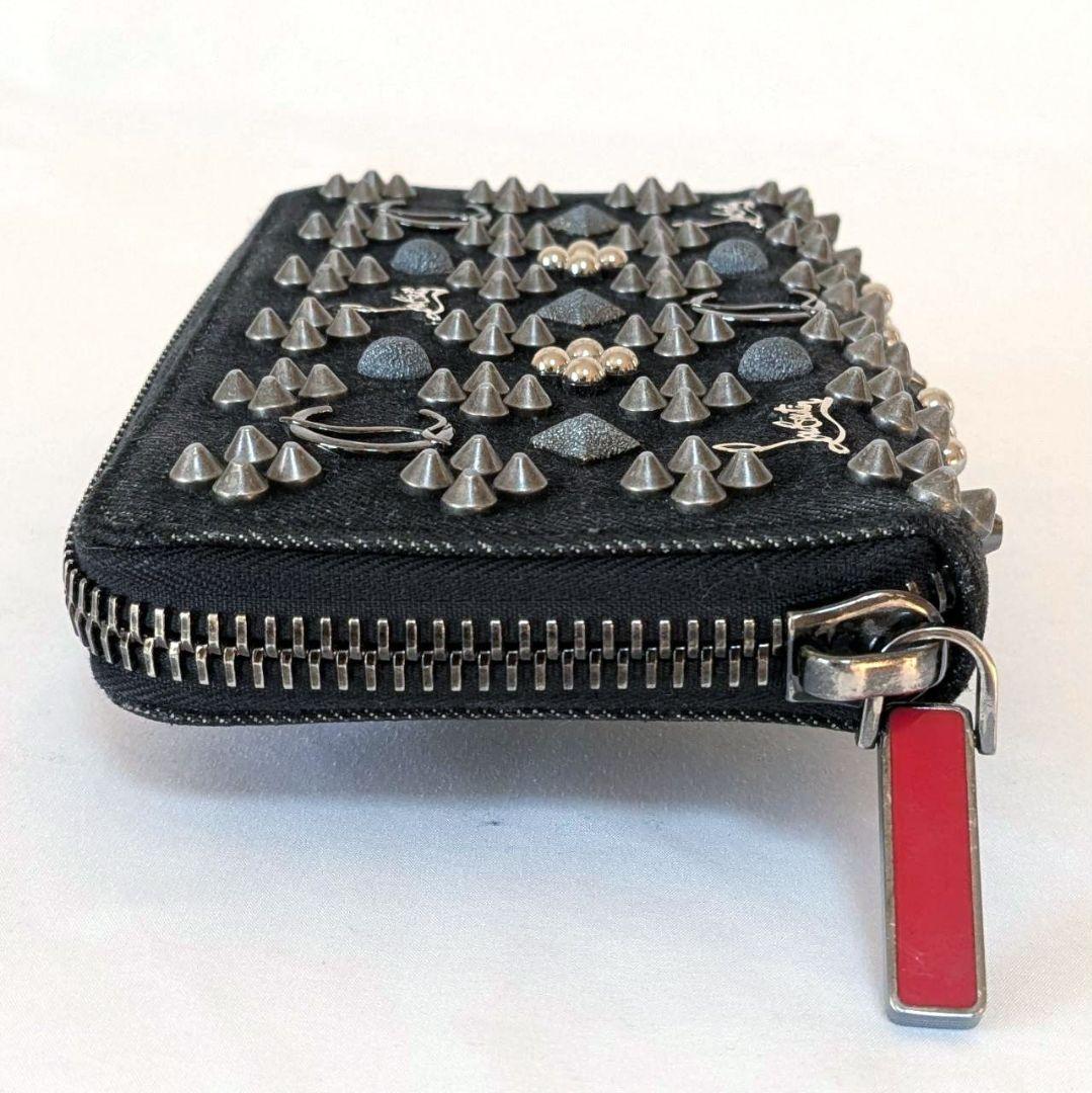 Christian Louboutin スタッズ パネレート ブラック 長財布