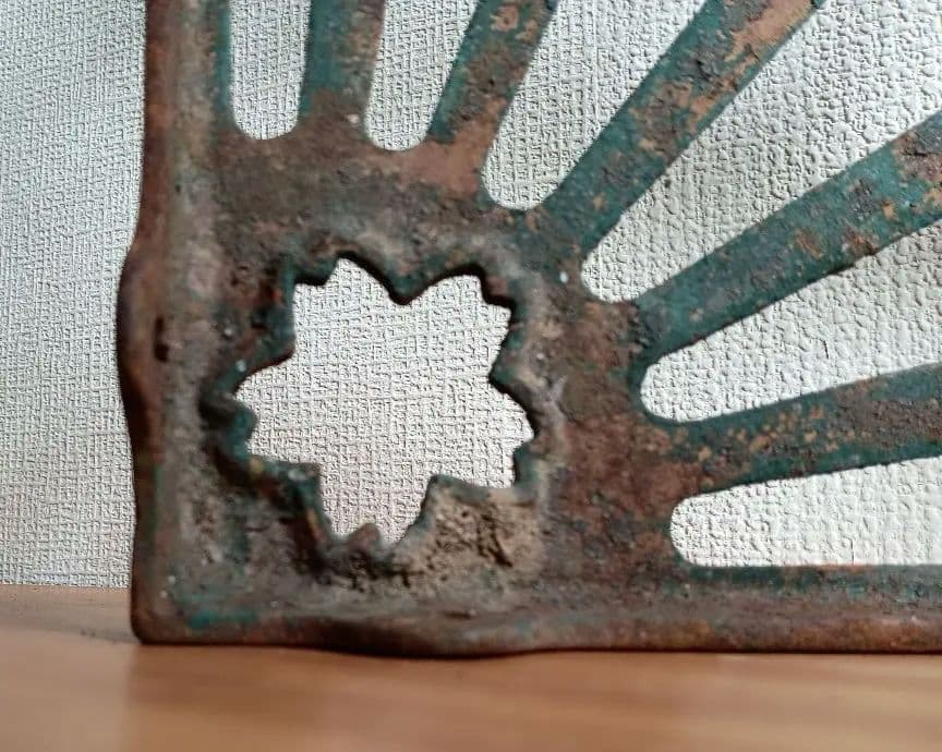 鋳鉄 棚受けブラケット 2点 ダークグリーン