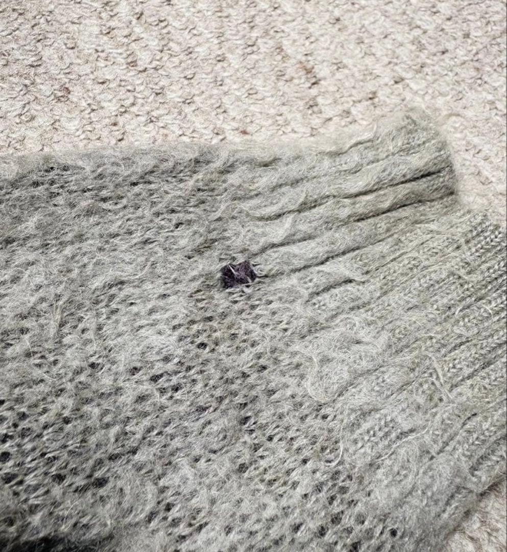 Needles モヘア カーディガン ダイヤモンド アーガイル M