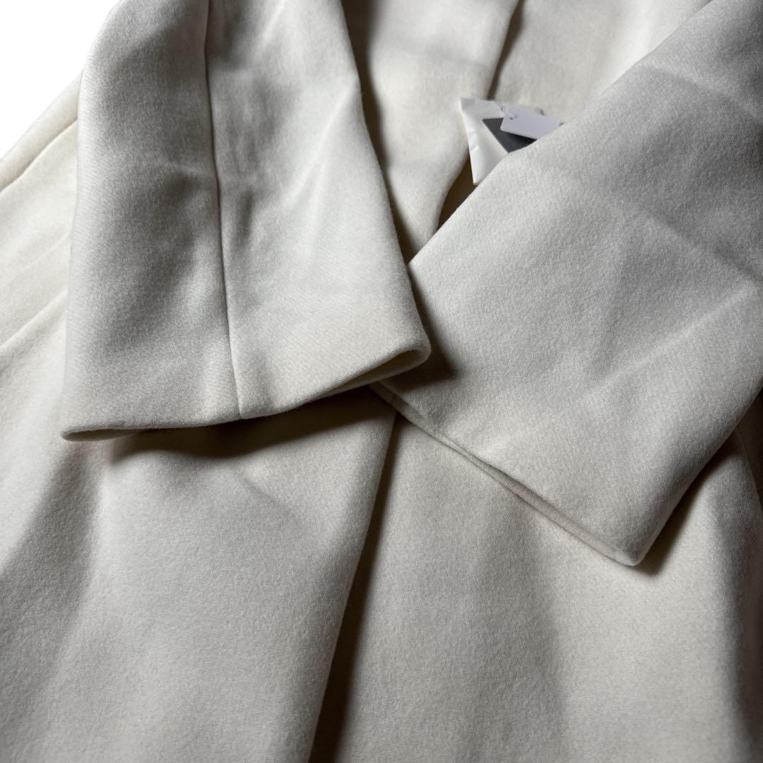 【新品未使用】IENA イエナ ボトルネックトラペーズコート 38