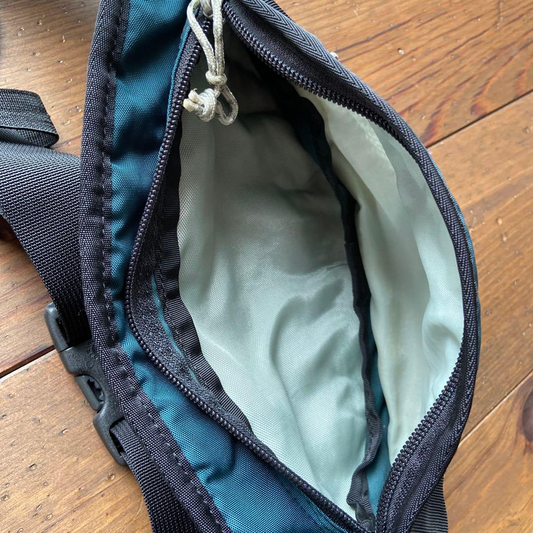 00s Patagonia waist pouch ブラック/フォレスト