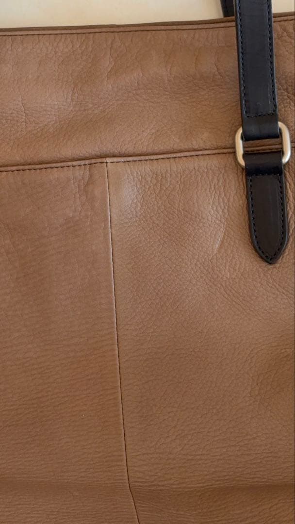 マーガレットハウエル レザートートバッグ A4 肩掛け未使用級