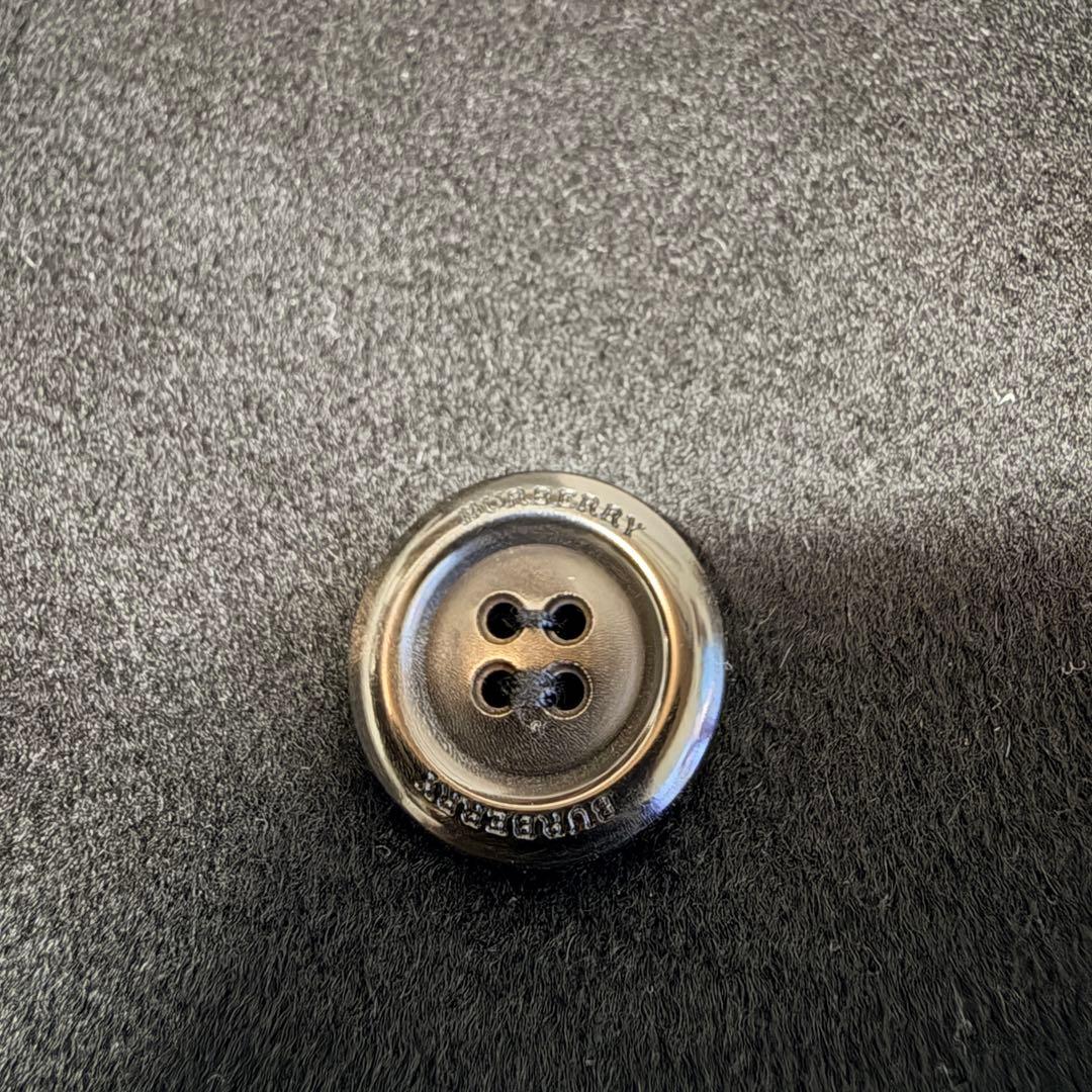 美品✨上質✨BURBERRY レディース ロングコート Aライン カシミヤ混 黒