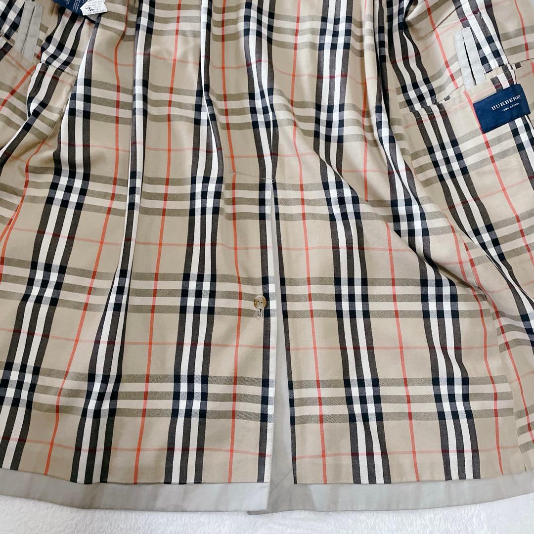 Burberry バーバーリー　ステンカラーコート　ノバチェック柄　ベージュ