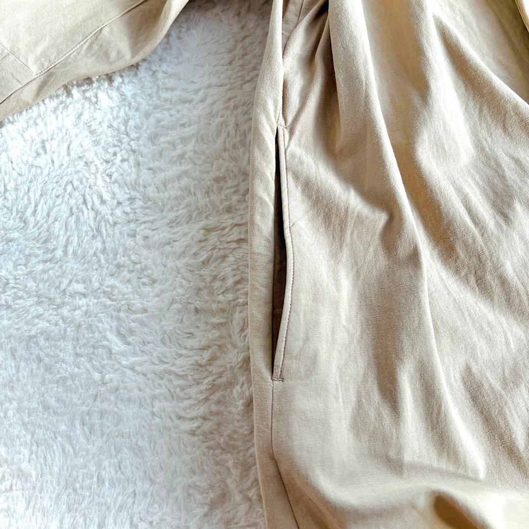 【suzuki takayuki】比翼仕立ステンカラーコート　ベージュ【日本製】