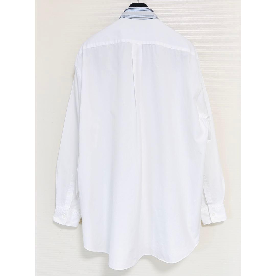 コムデギャルソン オム 田中オム ビックシルエット 比翼仕立て シャツ 長袖