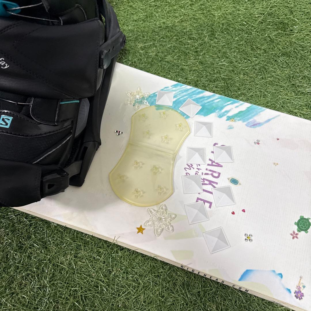 HEAD 146cm レディース　スノーボードセット