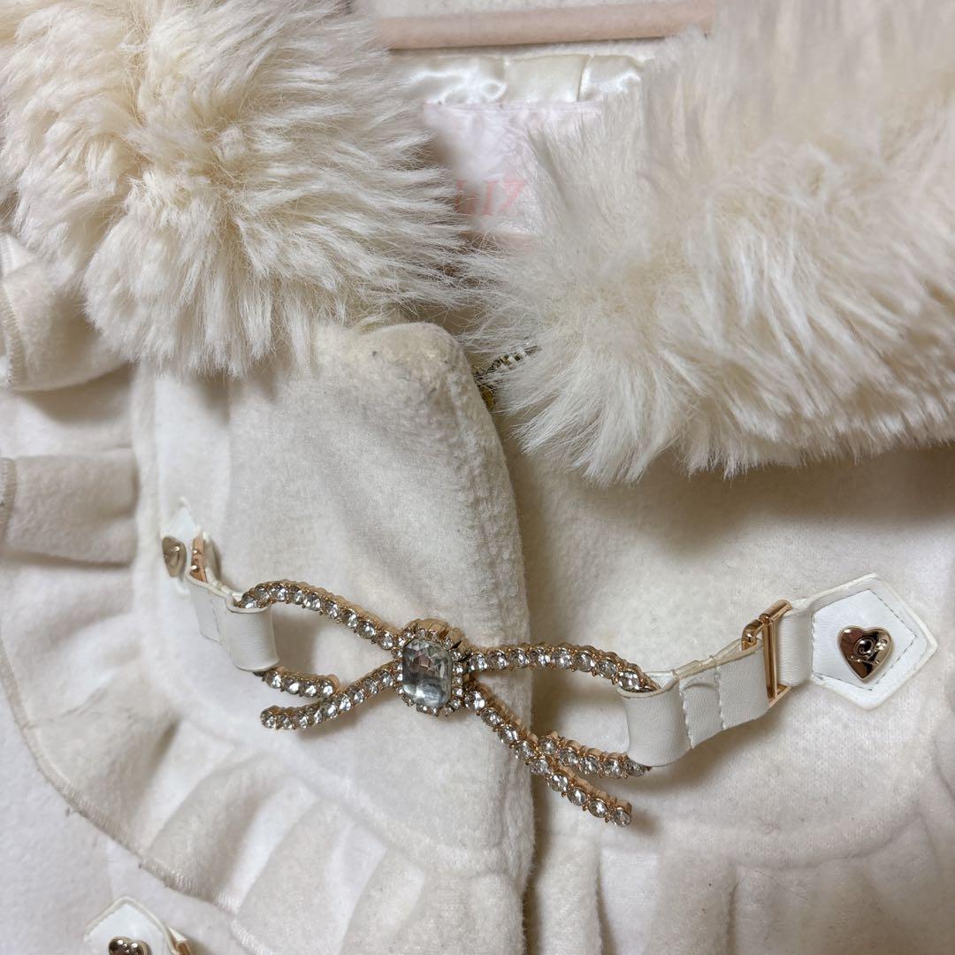 LIZLISA♡ビジューリボンショートコート♡OW※お値下不可