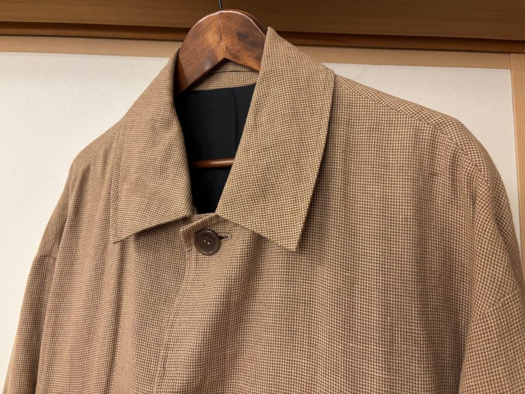 MARKAWARE オーガニックコットンウェザークロースシングルトレンチコート