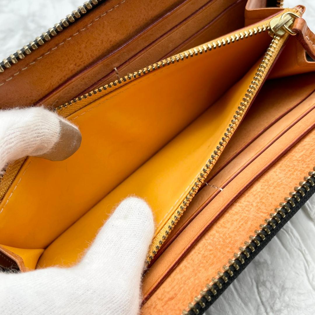 極美品✨GANZO THIN BRIDEL ラウンドファスナー 長財布 黒