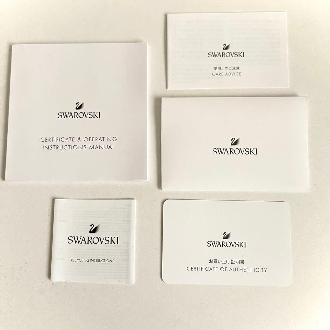 美品 稼働品 付属品有り SWAROVSKI レディース ローズゴールド