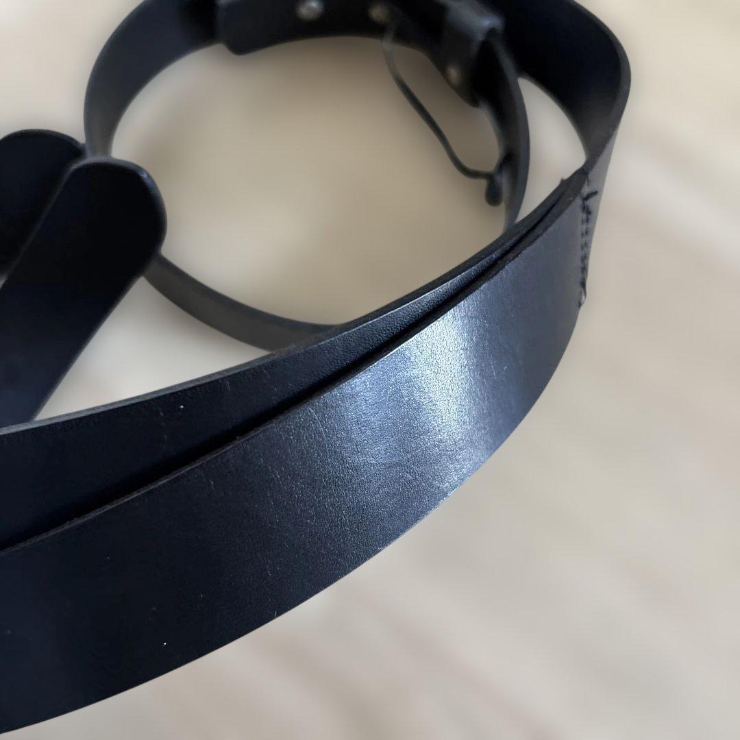 Maison Martin Margiela 11 ブラックレザーベルト