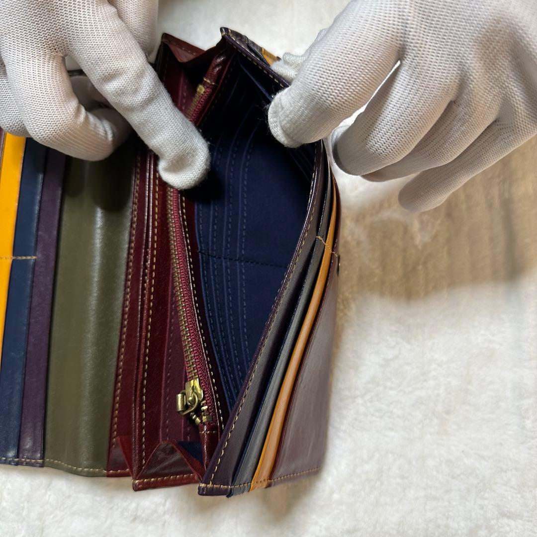 【廃盤】TAKEO KIKUCHI（タケオキクチ） 本革長財布 レザーウォレット