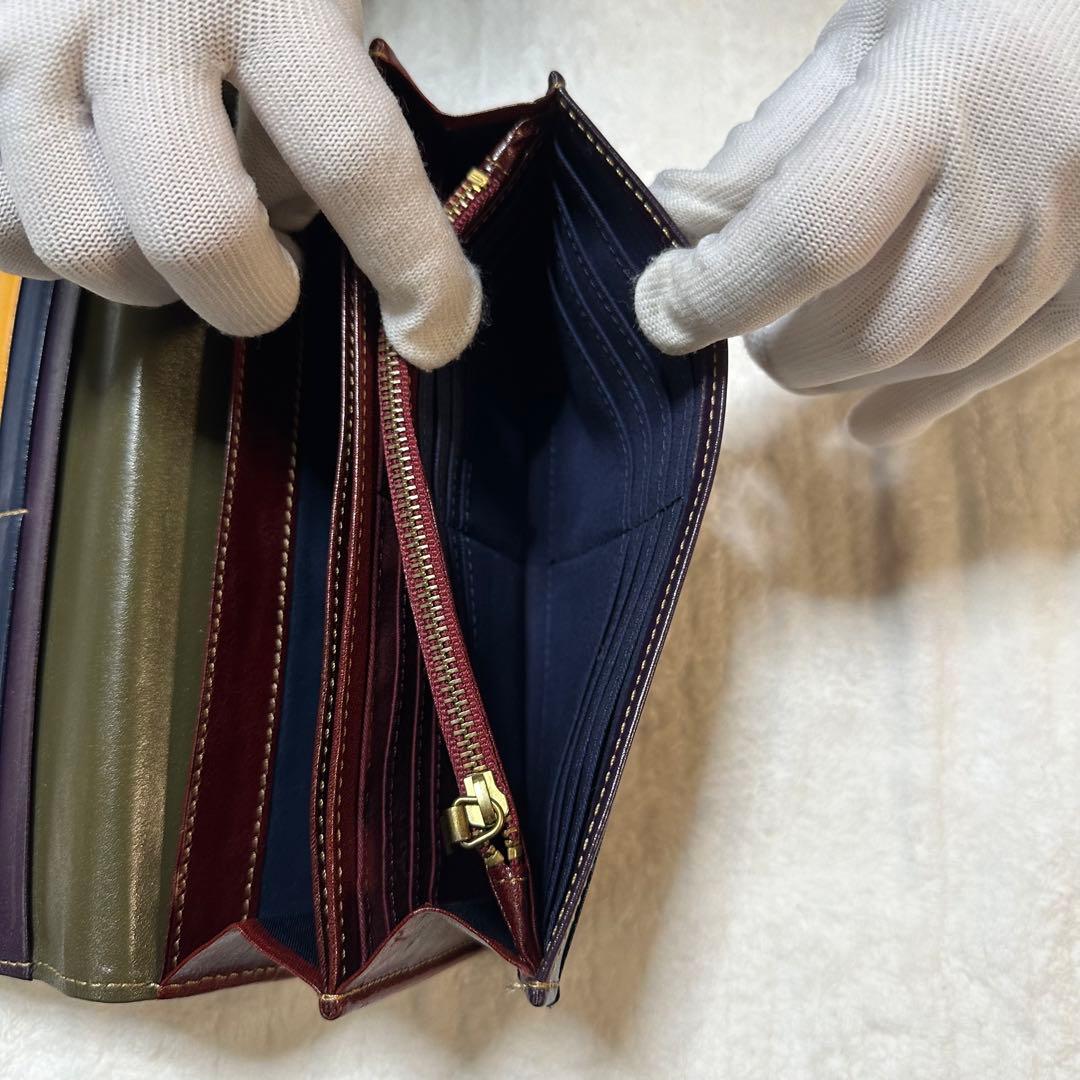 【廃盤】TAKEO KIKUCHI（タケオキクチ） 本革長財布 レザーウォレット