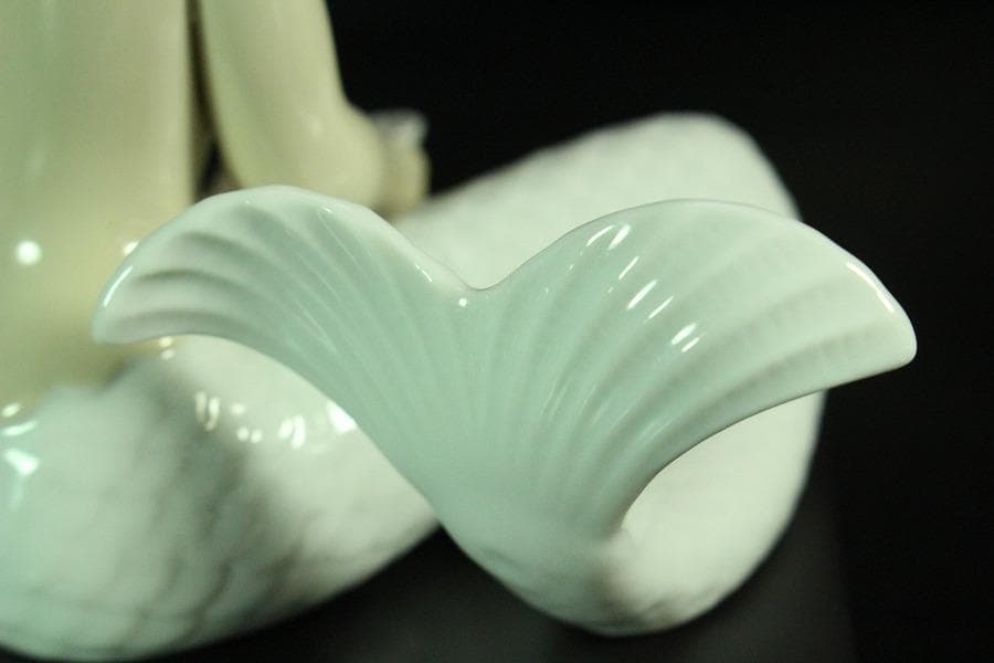 リヤドロ LLADRO 人魚 マーメイド 陶製 置物 美品(K-XA953)