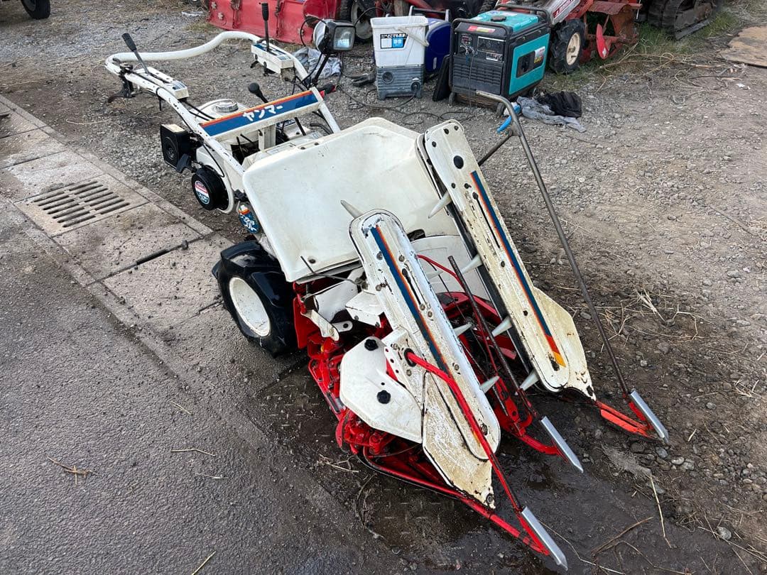 宮崎　ヤンマー　バインダー　2条　5.5馬力　 自動紐通し　YB65 動画あり