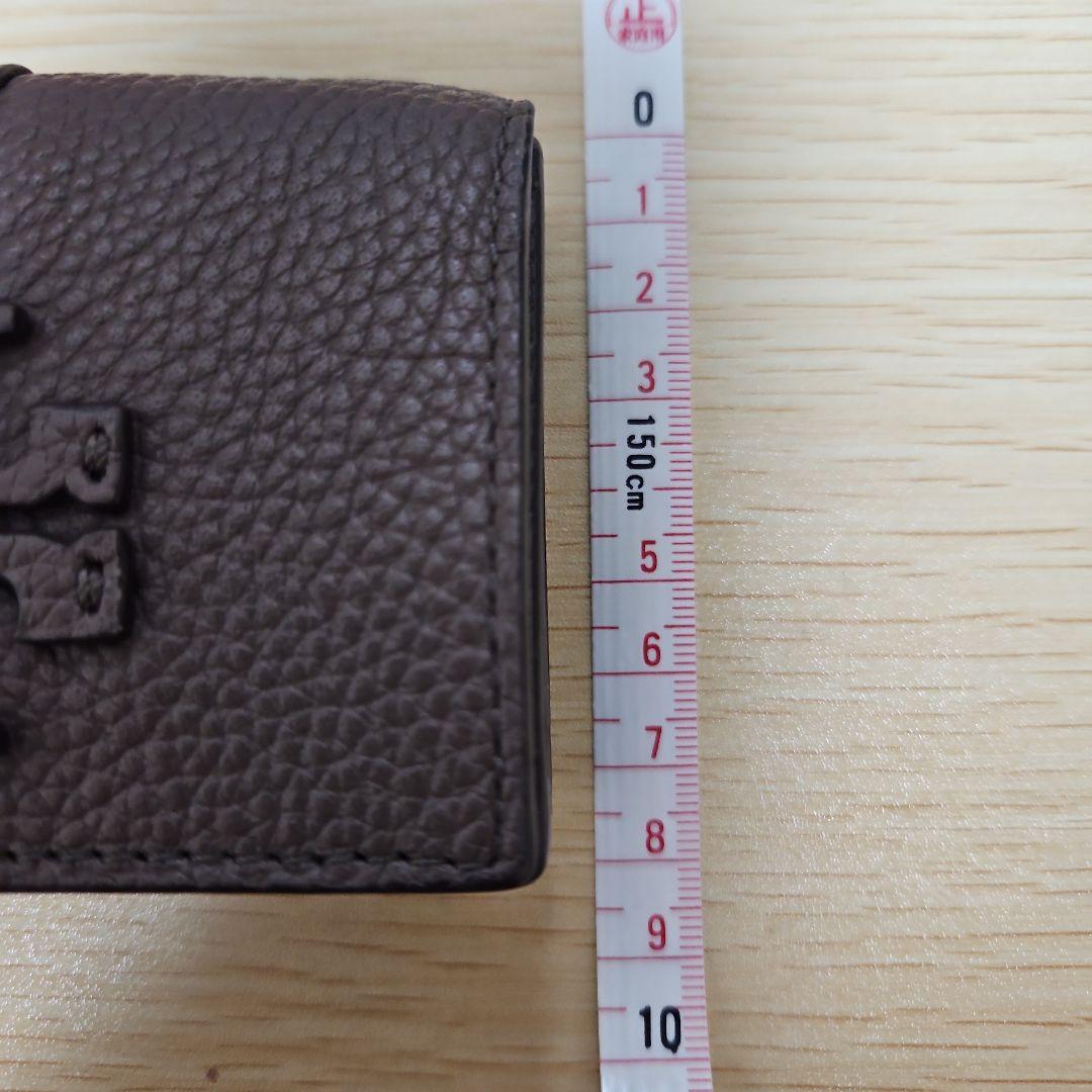 【15】【美品】TORY BURCH 三つ折り財布 グレー