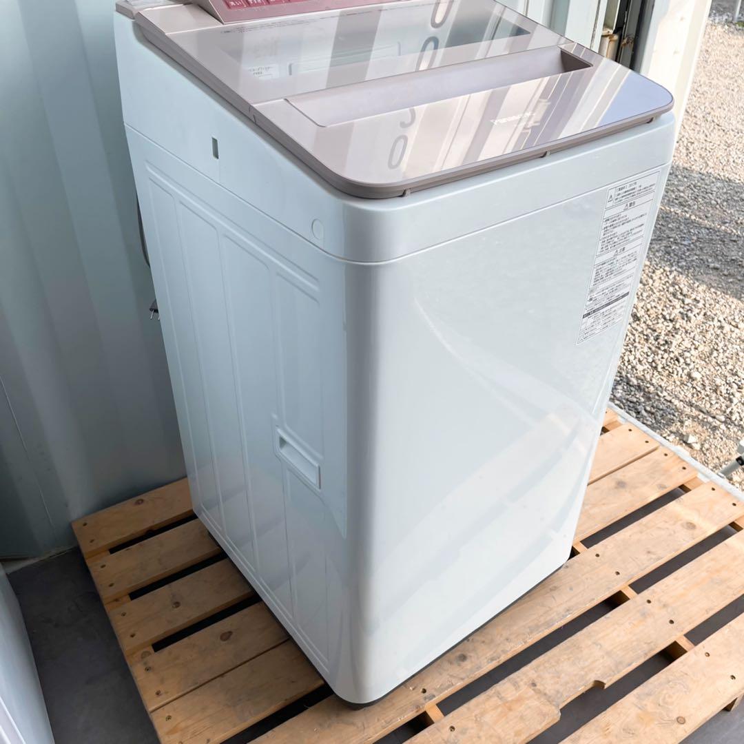 364取付無料！高性能パナソニックエコナビ搭載パステルピンク7kg洗濯機！冷蔵庫