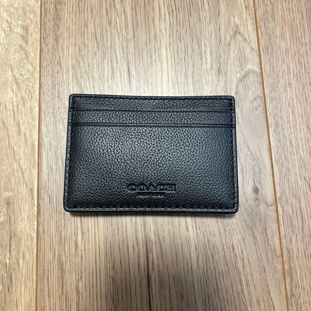 【更新しました】COACH マネー クリップ　皮　黒