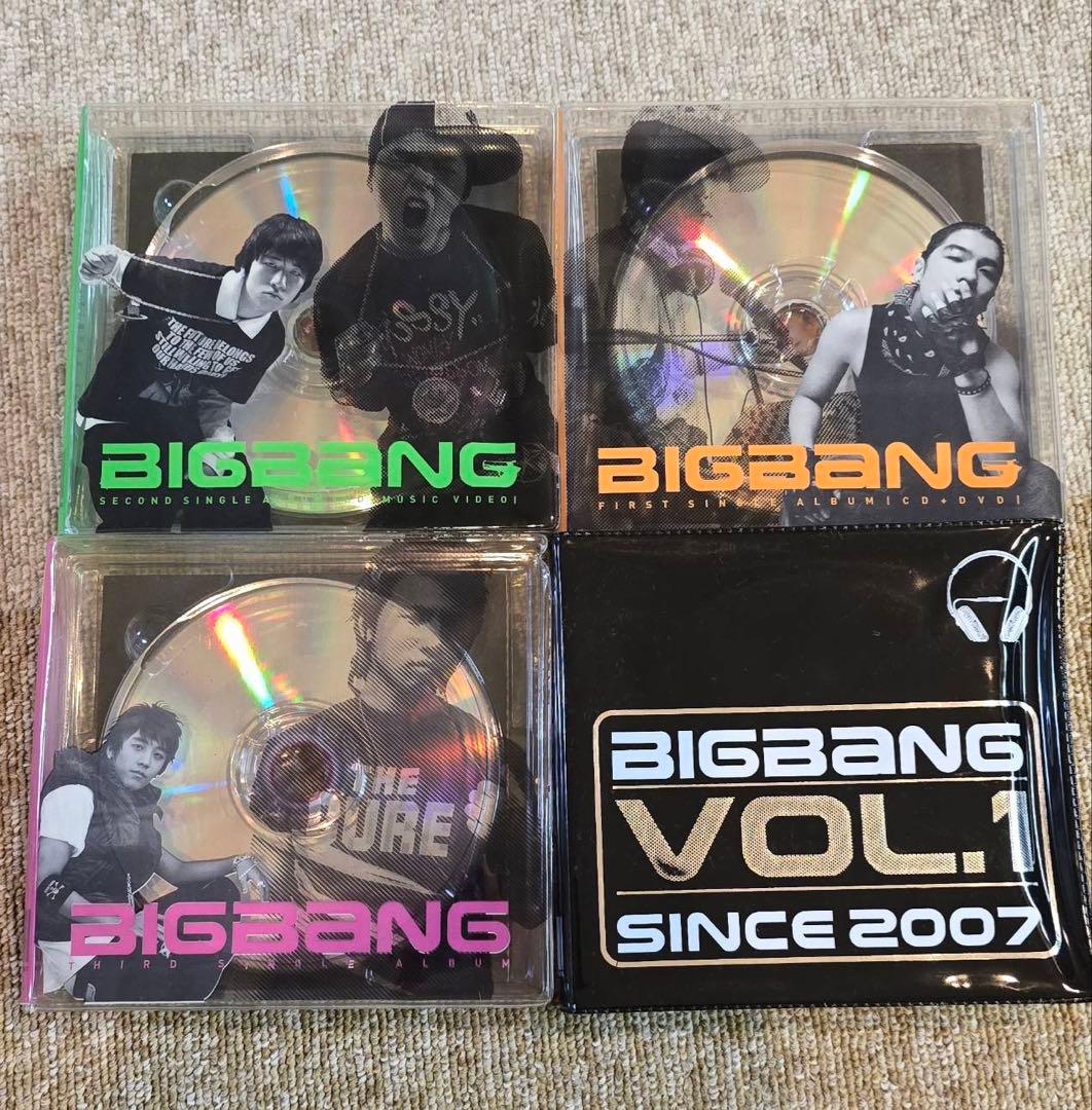 BIGBANG 1st 2nd 3rd Single CD 第1集 韓国盤セット