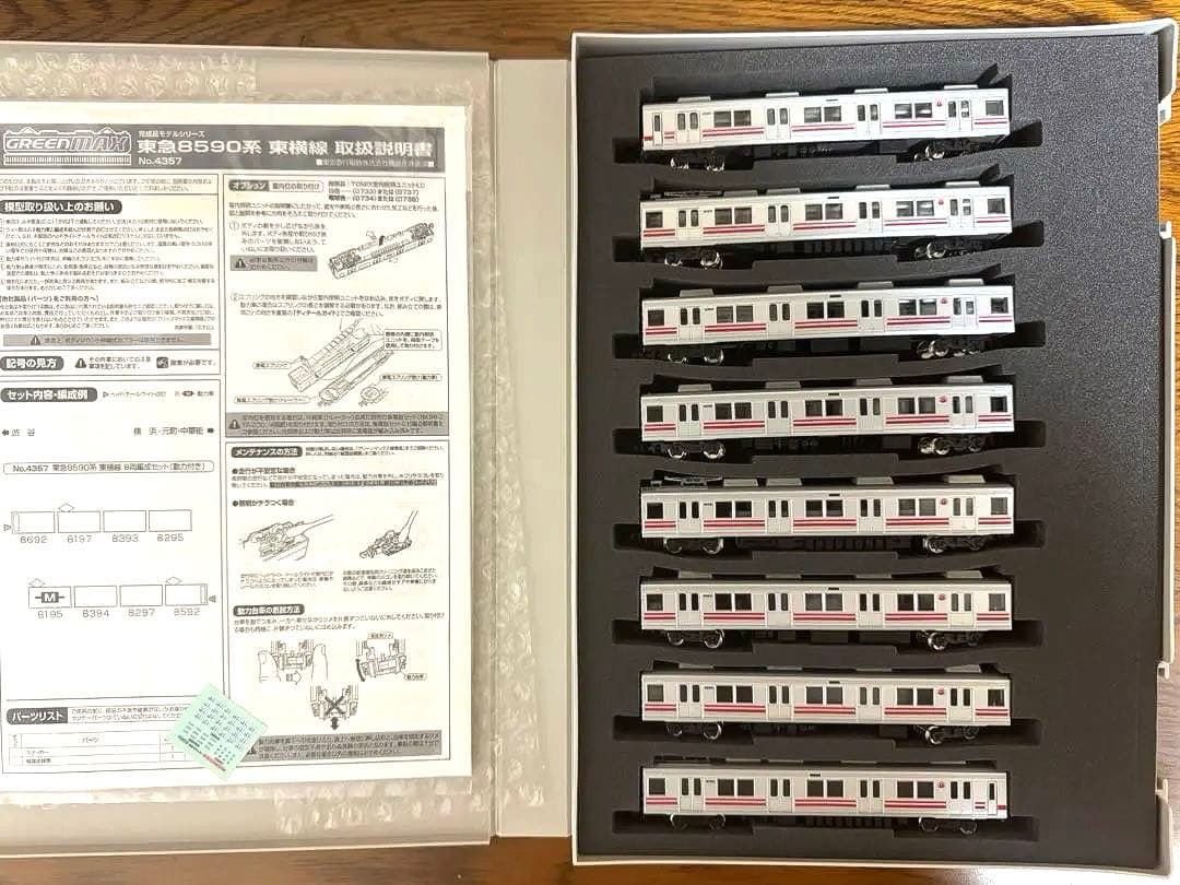 グリーンマックス 4357 東急8590系東横線 8両セット