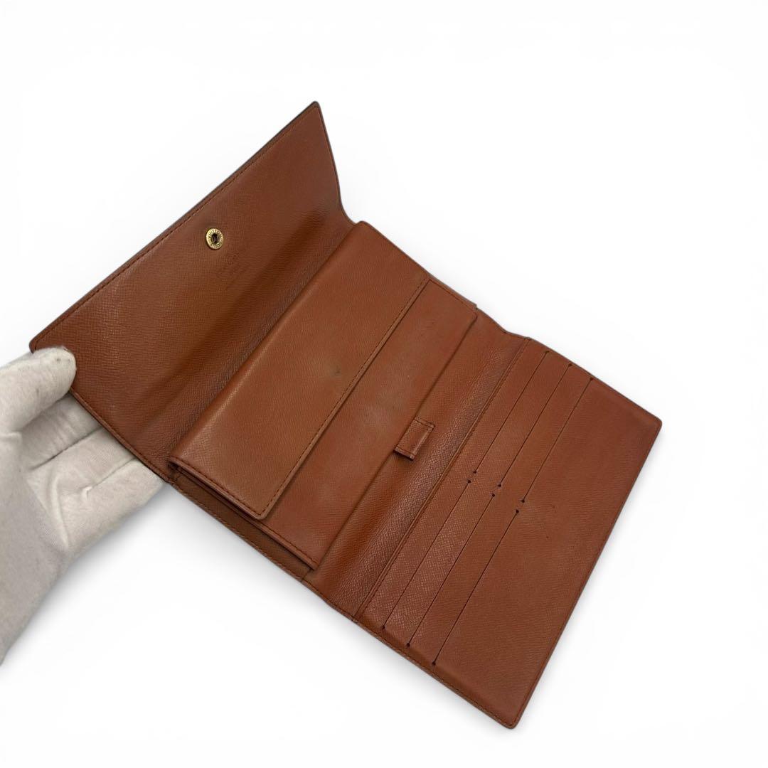 【美品】ルイヴィトン 三つ折り財布 インターナショナル モノグラムTH0997