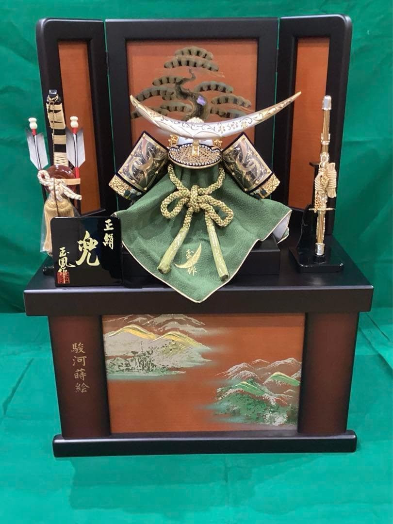 五月人形 兜収納飾り 三日月型前立　1　子どもの日