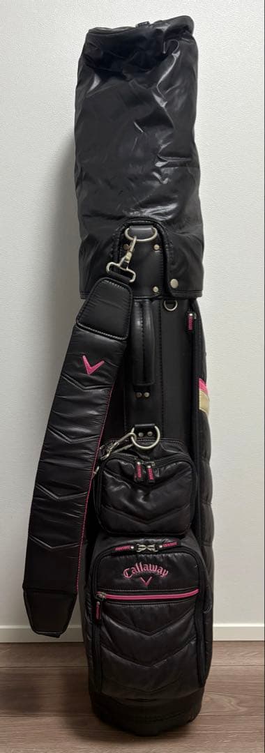Callaway レディース キャディバッグ ブラック/ピンク/ホワイト