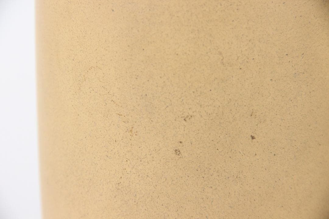 中国 宜興紫砂 段泥 松鳥図 寿峰写 刻絵 花瓶 宜興工芸 花器 Eo21-14