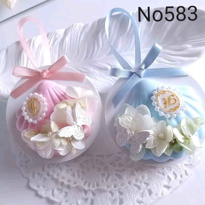 【現品限り】アロマストーンシェルフラワーサシェ2点セット&羽トレー付き