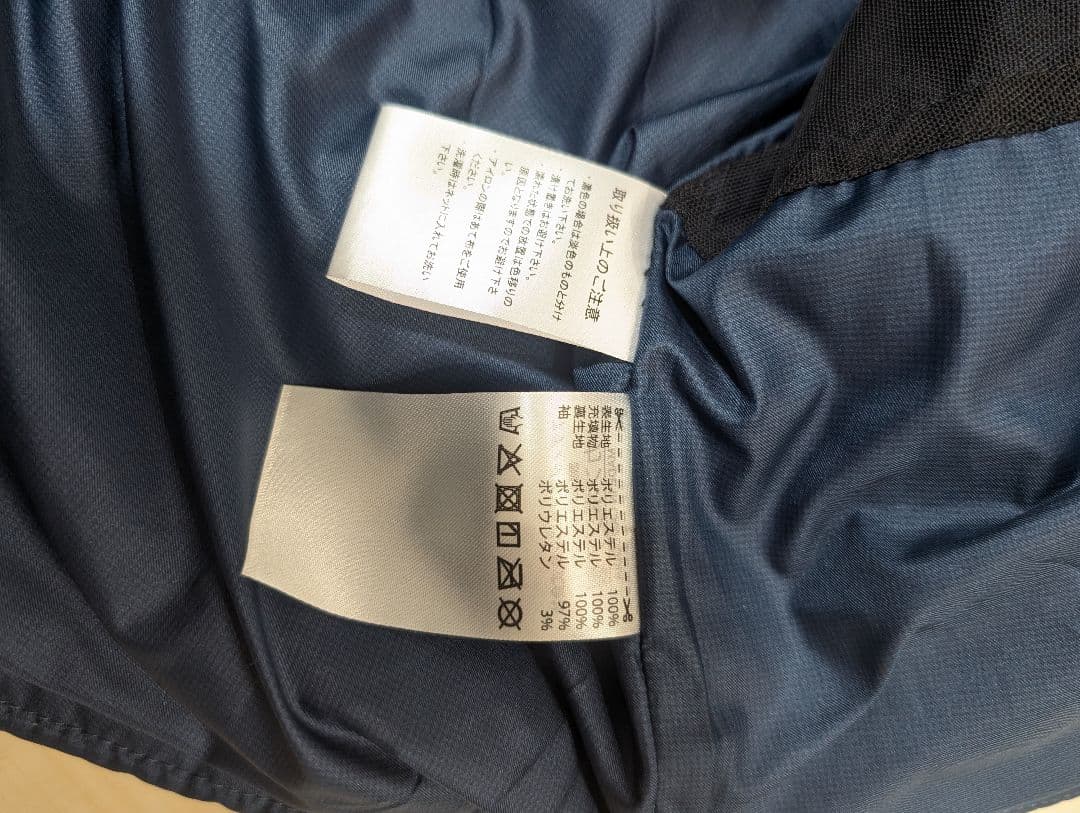 美品　adidas GOLF　異素材切り替えジップアップジャケット