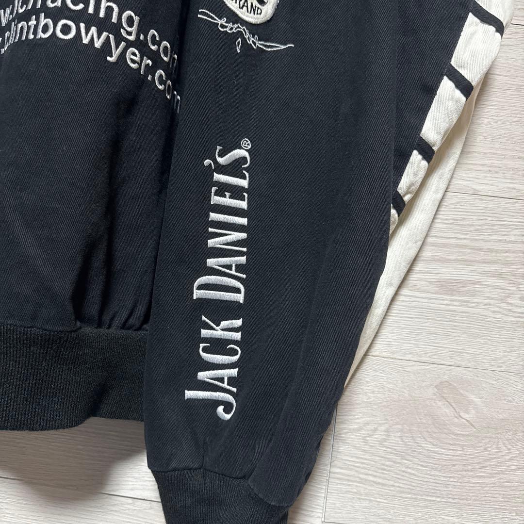 JH DESIGN Jack Daniel’s 刺繍 黒 レーシングジャケット