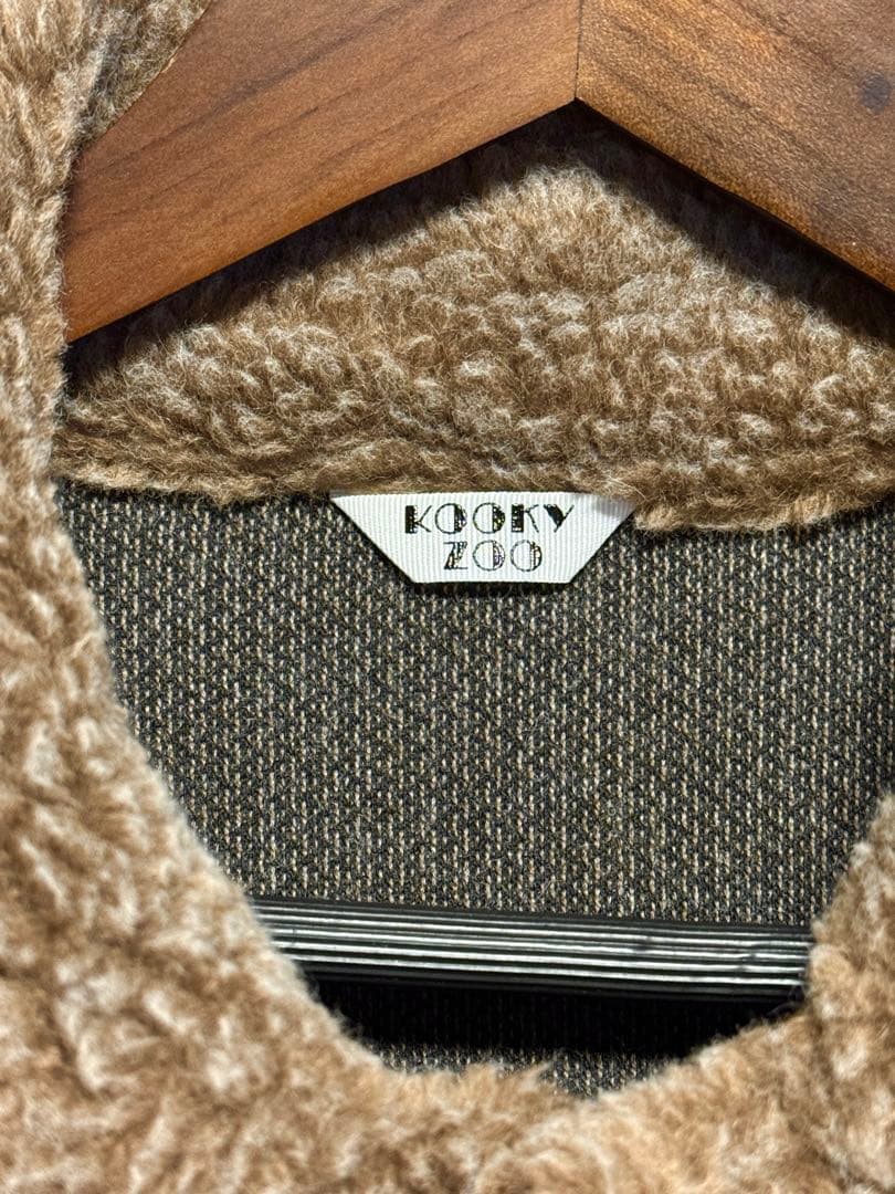 KOOKY ZOO JUVENILE FUR JACKET ベージュ