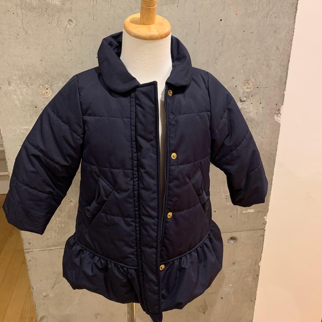 familiar ネイビー中綿コート 90