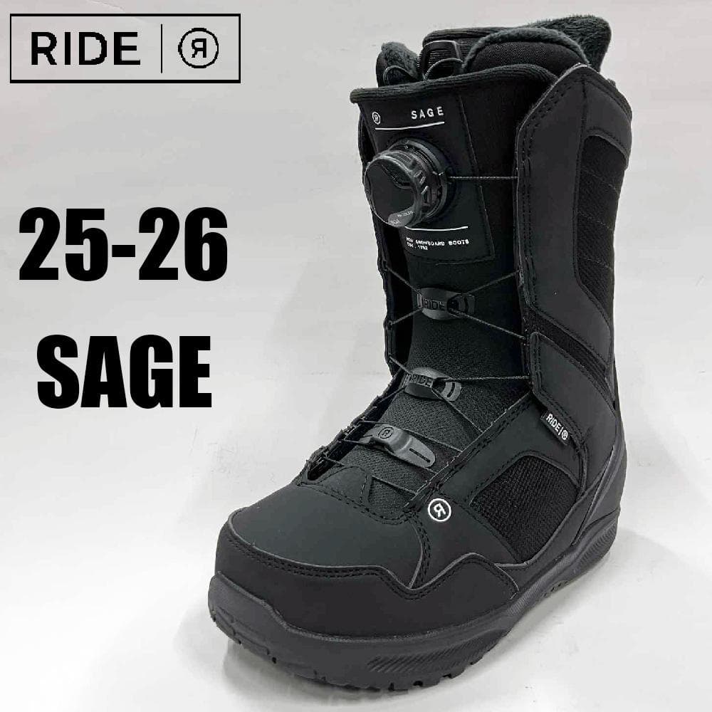 【新品】25-26 RIDE SAGE 23.0cm 女性用スノーボードブーツ