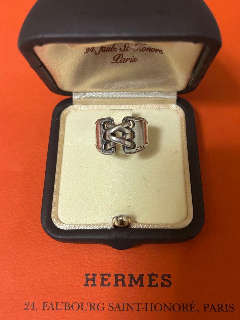 HERMES エルメス　メキシコリング SV925 シルバー サイズ51