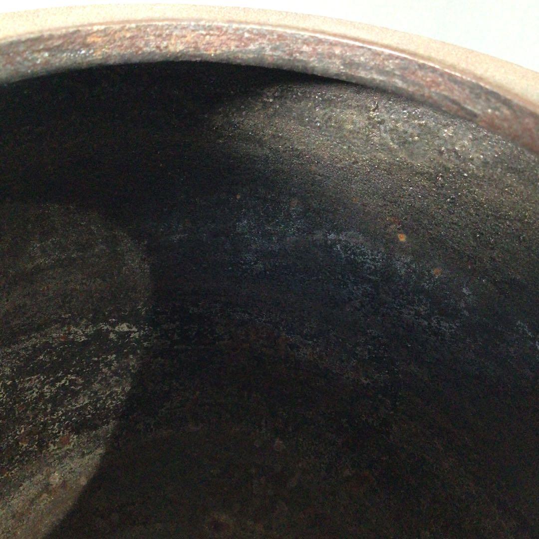 Ｒ９７２　茶釜　『釜師　金森紹栄造』『竹紋』『肩衝釜』　共箱　茶道具